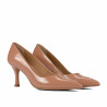 Eleganta damskor 1359 beige lack