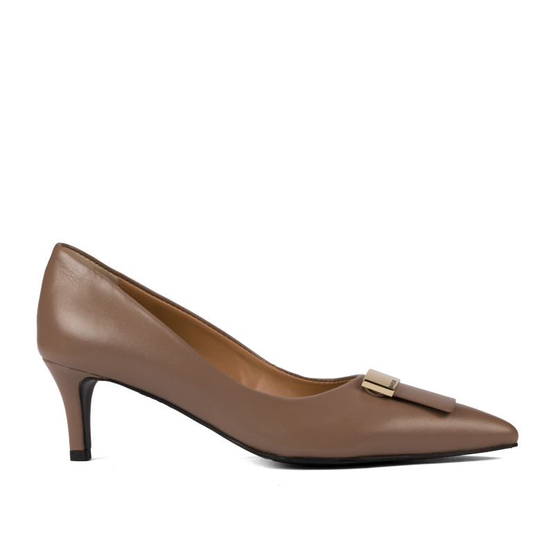 Eleganta damklackskor 1358 cappuccino