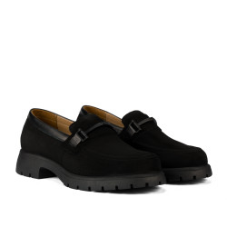 Dam casualskor 6099 svart bufo kombinerad