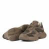 Damträningsskor 6102 sand mocka kombinerad
