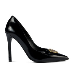 Eleganta damskor 1364 lack svart