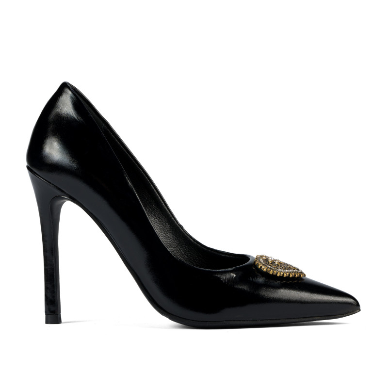 Eleganta damskor 1364 lack svart