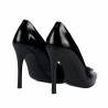 Eleganta damskor 1364 lack svart