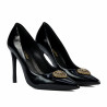 Eleganta damskor 1364 lack svart