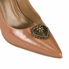 Eleganta damskor 1364 lack beige
