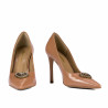 Eleganta damskor 1364 lack beige
