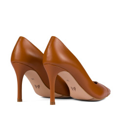 Eleganta damskor 1325 cognacbrun