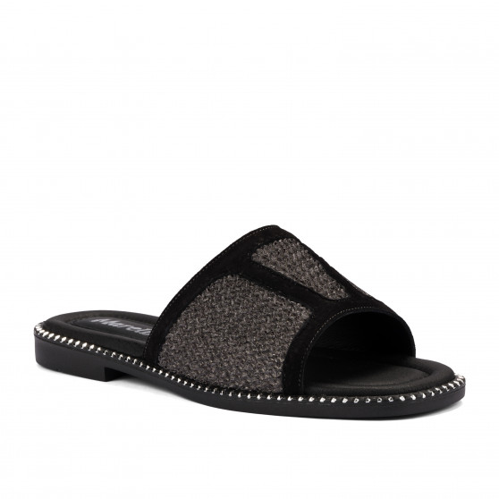 Dam sandaler 5128 svart kombinerad