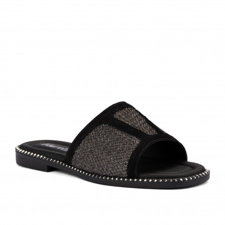 Dam sandaler 5128 svart kombinerad