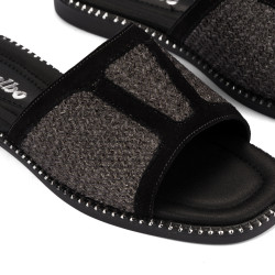 Dam sandaler 5128 svart kombinerad