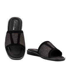 Dam sandaler 5128 svart kombinerad