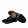 Damloafers 6100 svart kombinerad mockasin