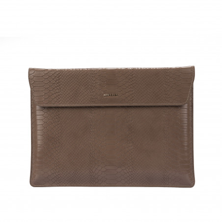 Laptopskal 309g croco taupe