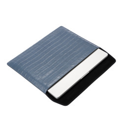 Laptopfodral 309g 01 croco blå
