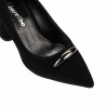 Eleganta damskor 1361 svart mocka