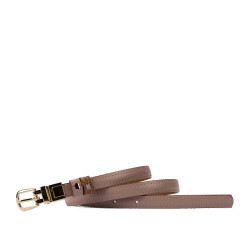 Dam bälte 45cm tvåfärgad biz brun+nude