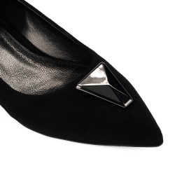 Dam ballerina 1360 svart velour