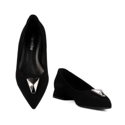 Dam ballerina 1360 svart velour