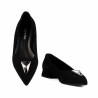 Dam ballerina 1360 svart velour