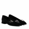 Dam ballerina 1360 svart velour