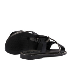 Dammsandaler 5127 svart kombinerad