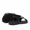 Dammsandaler 5127 svart kombinerad