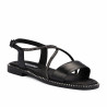 Dammsandaler 5127 svart kombinerad