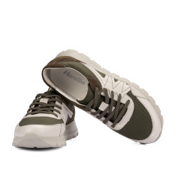 Herrskor casual/sport 997 khaki kombinerad