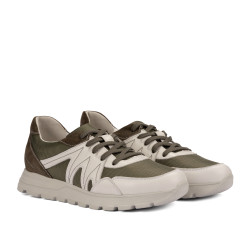 Herrskor casual/sport 997 khaki kombinerad
