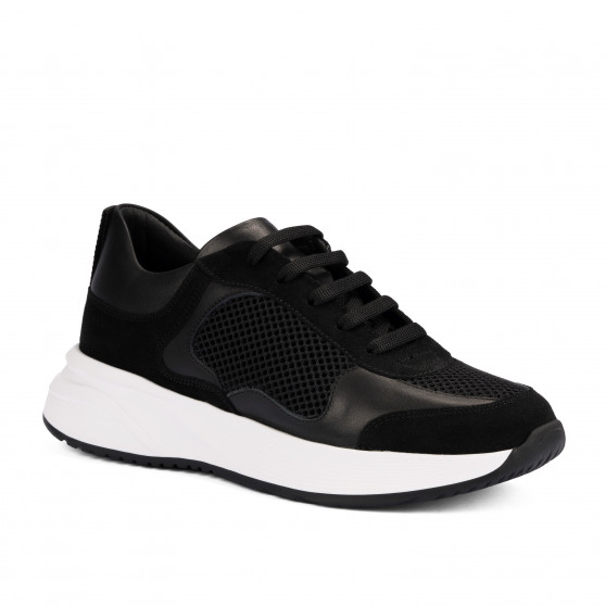 Dam sneakers 6098 svart kombinerad