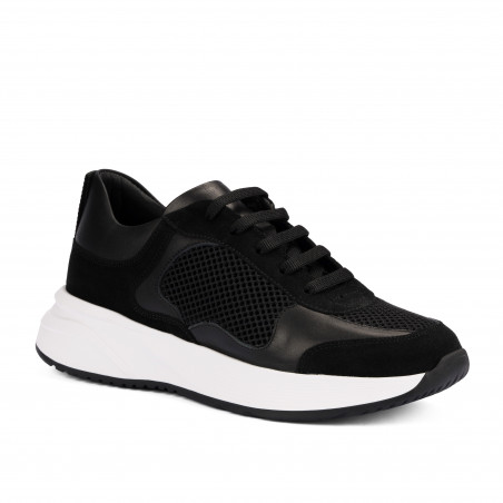 Dam sneakers 6098 svart kombinerad