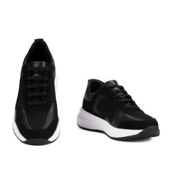 Dam sneakers 6098 svart kombinerad