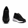 Dam sneakers 6098 svart kombinerad