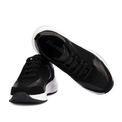 Dam sneakers 6098 svart kombinerad