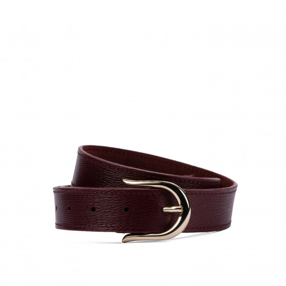 Damkappa 46cm safiano burgundy
