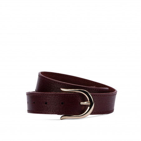 Damkappa 46cm safiano burgundy
