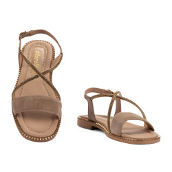 Dam sandaler 5127 sand kombinerat