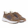 Dam sneakers 6098 kombinerad sand