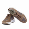 Dam sneakers 6098 kombinerad sand