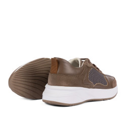 Dam sneakers 6098 kombinerad sand