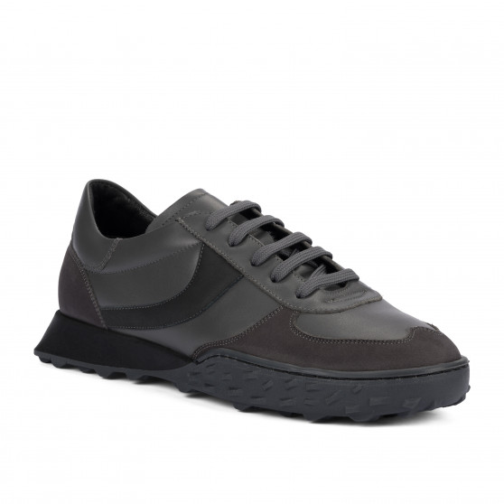 Herrsneakers 9001 grå kombinerad