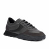 Herrsneakers 9001 grå kombinerad