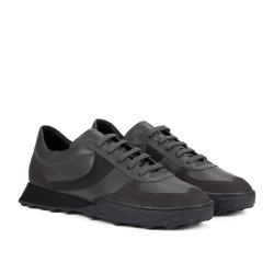 Herrsneakers 9001 grå kombinerad