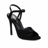 Dam sandaler 1365 svart velour
