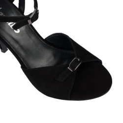Dam sandaler 1365 svart velour