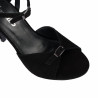 Dam sandaler 1365 svart velour