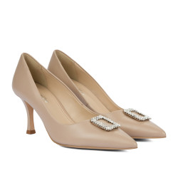 Eleganta damskor 1318 beige