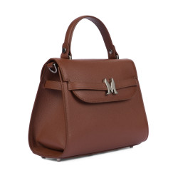 Damaxelväska 033g 01 cognac