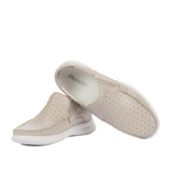 Herrmokasiner 9002 beige