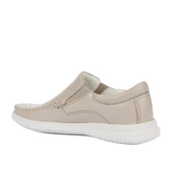 Herrmokasiner 9002 beige